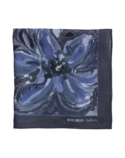 Mos Mosh Gallery - MMGSun Linen Tørklæde - Indigo Navy 